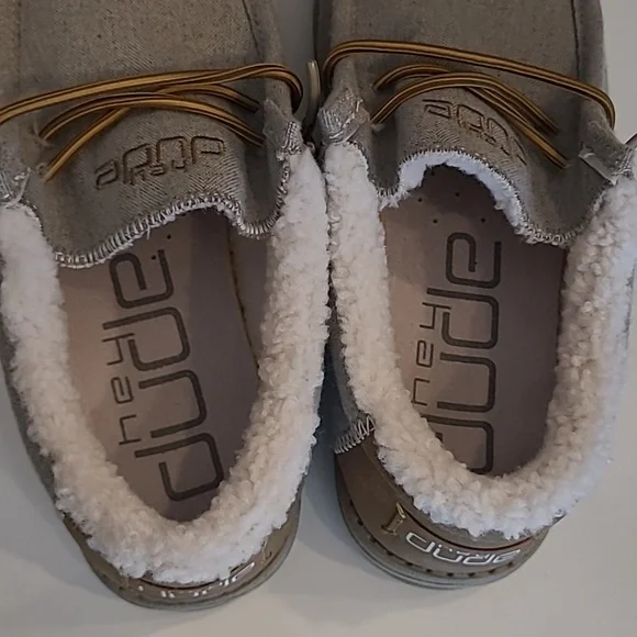 Hey Dude Wally Herringbone Canvas Loafer Chukka-Style Slide/ Slip On - Picture 16 of 17